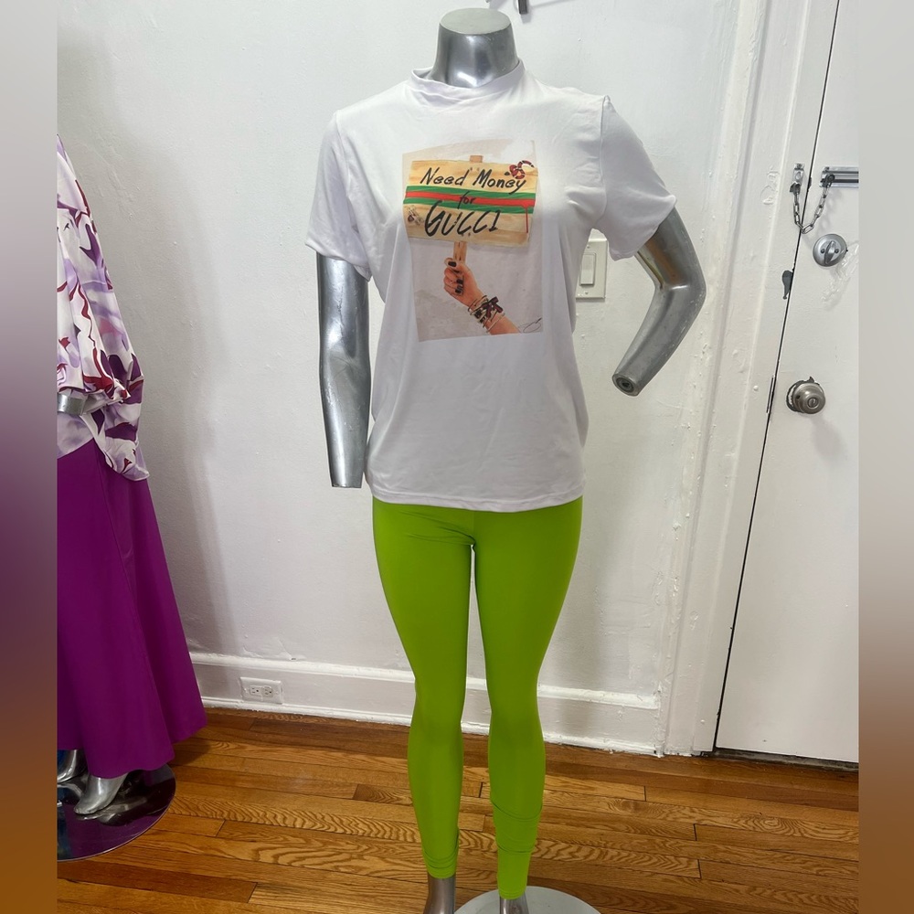 Neon Green Women's Leggings Set
